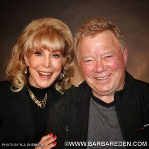 Barbara Eden Instagram - Look who I ran into on Saturday!!! It's William Shatner!! We did a TV movie together a while back, "Deadman's Island." A fun "who dunnit?!" murder mystery. It was great seeing him again! -B #williamshatner #barbaraeden #captiankirk #startrek #idreamofjeannie