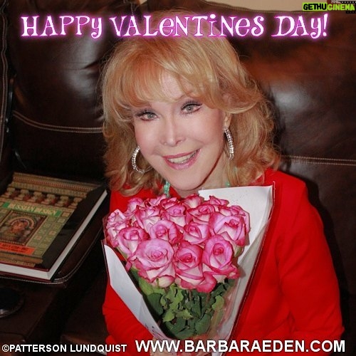 Barbara Eden - 4.8K Likes - Happy Valentine's Day!! All my love and thanks for all the support and kindness over the years! I hope everyone enjoys the day. XO -Barbara #valentinesday #happyvalentinesday #love #wishes #magic