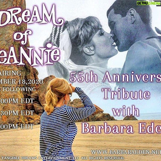 Barbara Eden - 6.6K Likes - Tomorrow evening the magic returns!
I hope you will join me on my verified Facebook page at 8:00pm tomorrow night then here at 8:30pm EDT, for a repeat of this fun tribute my dear friend @pattersonlundquist put together over the past few days!
I was so excited to be able to do something for you, my fans; especially during a time when so many are facing an extended duration of solitude. So when Patterson told me his idea and sent the material to me, I just knew it would be the perfect way for us to do this!
Members of my official fan club, keep an eye on your email for something special tonight (for official fan club members only)!
My love to everyone! My thanks to all of you for keeping the magic alive all these years!
Will you come back with me to the island one more time? -Barbara
#idreamofjeannie #anniversary #tribute #barbaraeden #ClassicTV #nostalgia #fans #allmylove
