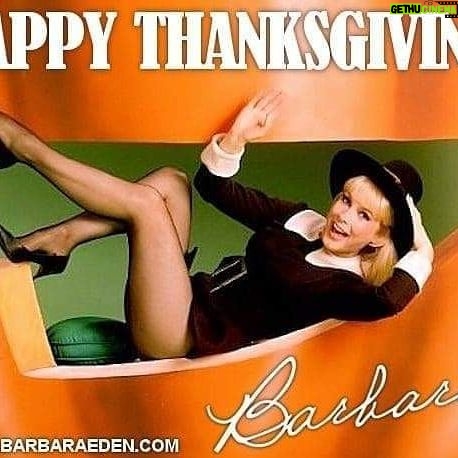 Barbara Eden - 4.3K Likes - Happy Thanksgiving Day! I am thankful for so many things. I am thankful for the love of my husband and my family and friends. I am thankful for my health! I am thankful for you, my fans who give me joy! With so much negativity in the world we must not let it over-shadow the good that exists. We should never ever forget the blessings we have and be thankful everyday for even the smallest sparkle of joy, happiness and true goodness that exists. My love and thanks for all the kindness and support you have always shown me. Happy Thanksgiving day! Gobble-Gobble! xo -Barbara #happthanksgiving #thanks #appreciation #love #family #friends