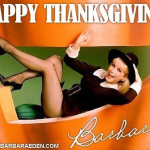 Barbara Eden Instagram - Happy Thanksgiving Day! I am thankful for so many things. You, my fans who give me joy! My health! For the love of my husband and my family and friends. With so much negativity in the world we must not let it over-shadow the good that exists. We should never ever forget the blessings we have and be thankful everyday for even the smallest sparkle of joy and happiness. My love and thanks for all the kindness and support. -Barbara #happthanksgiving #thanks #appreciation #love #family #friends