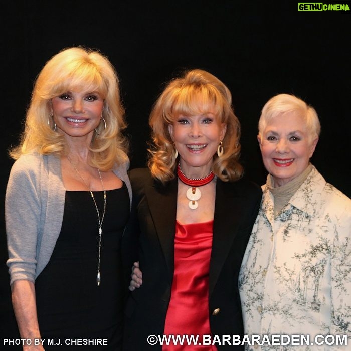 Barbara Eden - 3.4K Likes - I had a wonderful time catching up with Loni and Shirley a week back. -B #BarbaraEden #lonianderson #shirleyjones #idreamofjeannie #wkrpincincinnati #thepartridgefamily