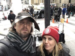 Bárbara Muschietti Instagram - Three years ago today. Crashed a car (intentionally) in Downtown Toronto. 🇦🇷 Hace 3 años en Toronto, autitos chocadores #itchaptertwo