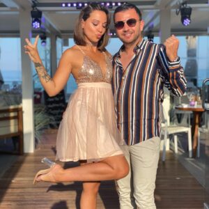 Barbara Lune Instagram - Partner in crime ❤️ 
🎧 and 🎤 and 👩🏽‍❤️‍💋‍👨🏻
@djniko_sainttropez 
@edenplagesttropez #harrypottertattoo