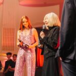 Barbara Meier Instagram - Diese Woche durfte ich die ersten Next Generation Awards der Mediengruppe Österreich moderieren. Es hat unglaublichen Spaß gemacht und ich durfte tolle Talente der neuen Generation kennenlernen! Danke an mein tolles Team und die wirklich angenehme Arbeit ☺️ @jenny.magin @oe24.at Styling by @themikeyork Schmuck @bucherer Outfit @tomford Schuhe @humanicshoes Agent: @drbinh 😎 Photos: (c) Philipp Lipiarski & Johannes Kernmayer