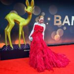 Barbara Meier Instagram - ✨Bambi 2023✨ What a magical night ✨ dress: @evapoleschinski diamonds: @messika hair: @cyrillzen #bambi #bambi2023 @bambi_awards #gown #redcarpet #messika #evapoleschinski #awards