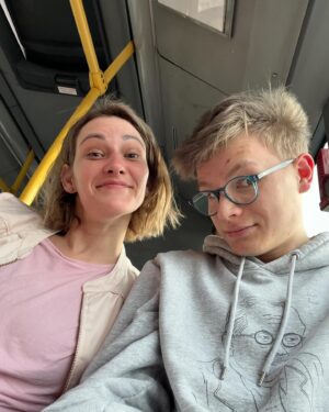 Barbora Jánová Instagram - Díky za super den 🚋🗺️🐎
Mám tě ráda @maattyhosek @maappi_official 🤍