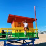 Barbora Votíková Instagram – pride duty🌈y’all safe now😎 #pride#venicebeach#lgbt