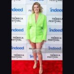 Barrett Wilbert Weed Instagram - Can you die from happiness? My heart is so full. I cannot believe we got to premiere our show this way, thank you @tribeca ! I cannot believe I got to wear neon, I cannot believe our amazing party, I cannot believe my incredible luck. In this house we cherish Eddie Burns 💕 Season 2 of Bridge & Tunnel on @epix drops July 10th 💃🏻 💄 @meganlanoux 👗 @jacquemus 👠 @maisonvalentino