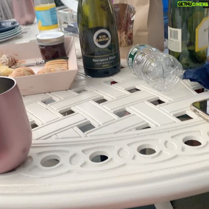 Barrett Wilbert Weed Instagram - Just another story on another porch in Rhody while summer blooms in the background. This is my chosen family and I couldn’t love them more 🐬 #Iwouldvepeedmypants