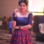 Bavithra B Instagram - Favourite one Outfit @oshinanil Photography @s.a_arun_ #misssouthindia2017 #misssouthindia #suntv #suntvanchor #ranjithame #ranjithameonsuntv #singapenne #singapenneonsuntv #bavithra #singapennemithra