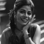 Bavithra B Instagram - 🌙 #misssouthindia2017 #misssouthindia #suntv #suntvanchor #ranjithame #ranjithameonsuntv #singapenne #singapenneonsuntv #bavithra #singapennemithra