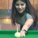 Bavithra B Instagram - New found interest 🫰🏻 #misssouthindia2017 #misssouthindia #suntv #suntvanchor #ranjithame #ranjithameonsuntv #singapenne #singapenneonsuntv #bavithra #singapennemithra #ball #billiards #ballpool #snooker #pool #billiard #poolhall #pooltable #poolplayers #poolplayer #snookerplayer #snookertime #cue #cuesports #snookerlove
