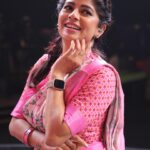 Bavithra B Instagram - 🎀 PC @s.a_arun_ Outfit @yazh_luxury_bridal_wear #misssouthindia2017 #misssouthindia #suntv #suntvanchor #ranjithame #ranjithameonsuntv #singapenne #singapenneonsuntv #bavithra #singapennemithra