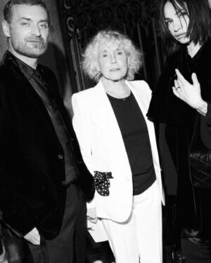 Béatrice Dalle Instagram - LA PASSION SELON BÉATRICE Merci Don Tonino pour ce moment d infini … merci à tous les gens qui m’ont accompagné pendant cette mémorable soirée @anthonyvaccarello @____arnaud____  @babylu @ysl @gigi_boumboum @clairedenis6 @abelferrara @catherinedeneuve @clement_gbk @pierreangecarlotti @itsfelixmaritaud @gasparnoeofficial @fabriceduwelz @raphael.quenard @monceffarfar @micheldemonteix @guyespitallier @loureedofficial @atrapenard @paulhameline photo @saskialawaks @_pierpaolopasolini @nathaliecroscoitton alias la fée MELUZINE