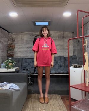 Beatrice Grannò Instagram - 🚌 romantic trailer #set