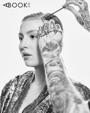 Bebe Wood Instagram - For @abookof by @graphicsmetropolis ⚡️
Thank you all for having me. x 

Hair and makeup @abhairmakeup 
Fashion Director @lil_saigon 
Digitech @philteredphoto