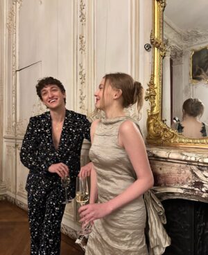 Bebe Wood Instagram - We had dinner at Hôtel de Soubise, the National Archive Museum, to celebrate the beautiful @peetdullaert. Thank you for a truly magical evening. 🤍