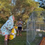 Bec Rawlings Instagram – Big girl doing big girls things 😂 🐓 🦆 🐐
