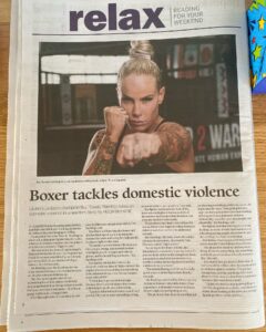 Bec Rawlings Instagram - I hope the zoom button works on here 👀 because i think what i have to say is pretty important. 💜 #domesticviolence #fighttolive