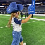 Becky James Instagram - HOW BOUT THEM COWBOYS 🤠 thank u @nfluk for an mental trip with stunning company (including reece) keep an eye out for some unhinged content coming to NFL soon xx 🇺🇸