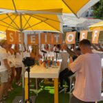 Becky James Instagram - Happy 1 Year of See It Off !!!🍻 we successfully forced 40 people to come to our pub. the fact we’ve been able to keep this going on our own makes me very proud. along with the fact nobody died. massive shoutout to the gang who have individually put so much time and effort into the show - it would be nowhere near as much fun without you. (including you fin) HONOURABLE MENTIONS: ⭐️PieFace with his head in a bucket for 3 hours. ⭐️Specs completing the show in his boxers. ⭐️”Breaking up Youtube’s favourite couple”. (??) ⭐️WAYNE xxxx ⭐️Reggae Shark. ⭐️Still recovering from festival season. ⭐️TPDTV. need I say any more. ⭐️Callux trying to kill becky. ⭐️James being knighted as DILF. (with potential). ⭐️EVERYONE LOOK AT FIN ⭐️Vita coco sponsoring the chaos.🥥🙏. 2024… bigger plans, bigger guests and even bigger pints. peace, love, siam park X