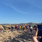 Becky James Instagram - truly lost for words. (makes a change) huge congrats to our russell and the entire team of absolute legends - what a mental achievement - can’t wrap my head around how any of this was possible but I’d like to believe that warm pint in senegal really pushed him to the finish xx je suis baffled.