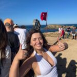 Becky James Instagram - truly lost for words. (makes a change) huge congrats to our russell and the entire team of absolute legends - what a mental achievement - can’t wrap my head around how any of this was possible but I’d like to believe that warm pint in senegal really pushed him to the finish xx je suis baffled.