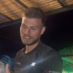 Becky James Instagram - truly lost for words. (makes a change) huge congrats to our russell and the entire team of absolute legends - what a mental achievement - can’t wrap my head around how any of this was possible but I’d like to believe that warm pint in senegal really pushed him to the finish xx je suis baffled.