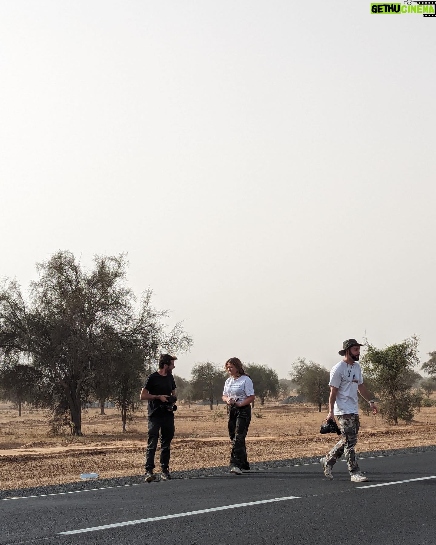Becky James Instagram - I travelled to Africa to deliver Hardest Geezer a pint from his local pub. let’s be real, the man deserved a pint. huge thank you to russell and his team for allowing us to join such an mental mission, @the.goose.worthing pub for letting us literally steal a pint and james connor & charlie who went along with a very daft idea. 🤌🏼 peace, love, worthing pints X (don’t forget to donate what you can to russ - link in his bio @hardestgeezer)