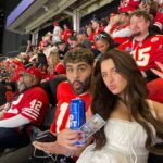 Becky James Instagram - super bowl weekend. wtf. 🥲🇺🇸 luckiest welsh lady in the whole land, thank you so much @nfluk for such a bucket list experience 🏈 gonna go spend my $0.45 wisely love ya xx