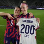 Becky Sauerbrunn Instagram - 200 with some friends!