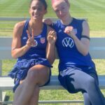 Becky Sauerbrunn Instagram - 200 with some friends!