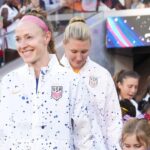Becky Sauerbrunn Instagram - STL! My heart is so full! To celebrate this milestone with my family and my teammates meant so much. To do it with 22,294 of my closest friends 😉 in @stlCITYPARK took a special moment and made it incredible. Thank you to everyone who’s made this journey possible—much love ❤️
