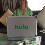 Becky Sauerbrunn Instagram - As of today, I bleed red, white, blue, and GREEN. Because Hulu is paying me to 💵 #HuluHasLiveSports #TeamHuluSellouts #HuluSellouts #ad #obviously