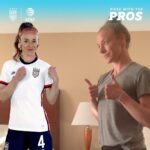 Becky Sauerbrunn Instagram - Goals are great, but the celebrations are the real fun! Now @att has created a new site that let's you show off your best celebration pose alongside me & other @uswnt players! Give it a try by going to pwtp.att.com/uswnt in your Safari browser #ATTathlete