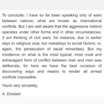 Belçim Bilgin Instagram - WHY WAR? Source; UNESCO https://en.unesco.org/courier/may-1985/why-war-letter-albert-einstein-sigmund-freud #ceasefirenow🇵🇸