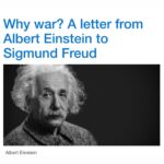 Belçim Bilgin Instagram - WHY WAR? Source; UNESCO https://en.unesco.org/courier/may-1985/why-war-letter-albert-einstein-sigmund-freud #ceasefirenow🇵🇸