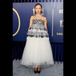 Bel Powley Instagram – 🖤 @sagawards nominee !!! 🖤 wearing Chanel Haute Couture 🖤 one of my favourite looks ever 🖤 thank you so much @chanelofficial @chercoulter @celiaburtonmakeup @marcusrfrancis 🖤

Congratulations to all the fabulous winners! What fun!!!!!! 🥀