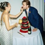 Bel Powley Instagram – 🤍🍰 thank you to my gorgeous sister @burnt_restaurant for making Doug’s favourite chocolate Guinness cake! And for @moetchandon for providing the chicest of champagnes for us and our guests! 🍰🤍