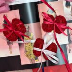 Bel Powley Instagram – ❤️ thank you @billiejocroninnn and her team @goodsquish for designing the most stunning squishy red hair clips for my bridesmaids!! My pink and red dream was realised! My best friends looked so beautiful – thank you so much @goodsquish we love you ❤️