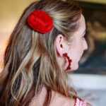 Bel Powley Instagram – ❤️ thank you @billiejocroninnn and her team @goodsquish for designing the most stunning squishy red hair clips for my bridesmaids!! My pink and red dream was realised! My best friends looked so beautiful – thank you so much @goodsquish we love you ❤️
