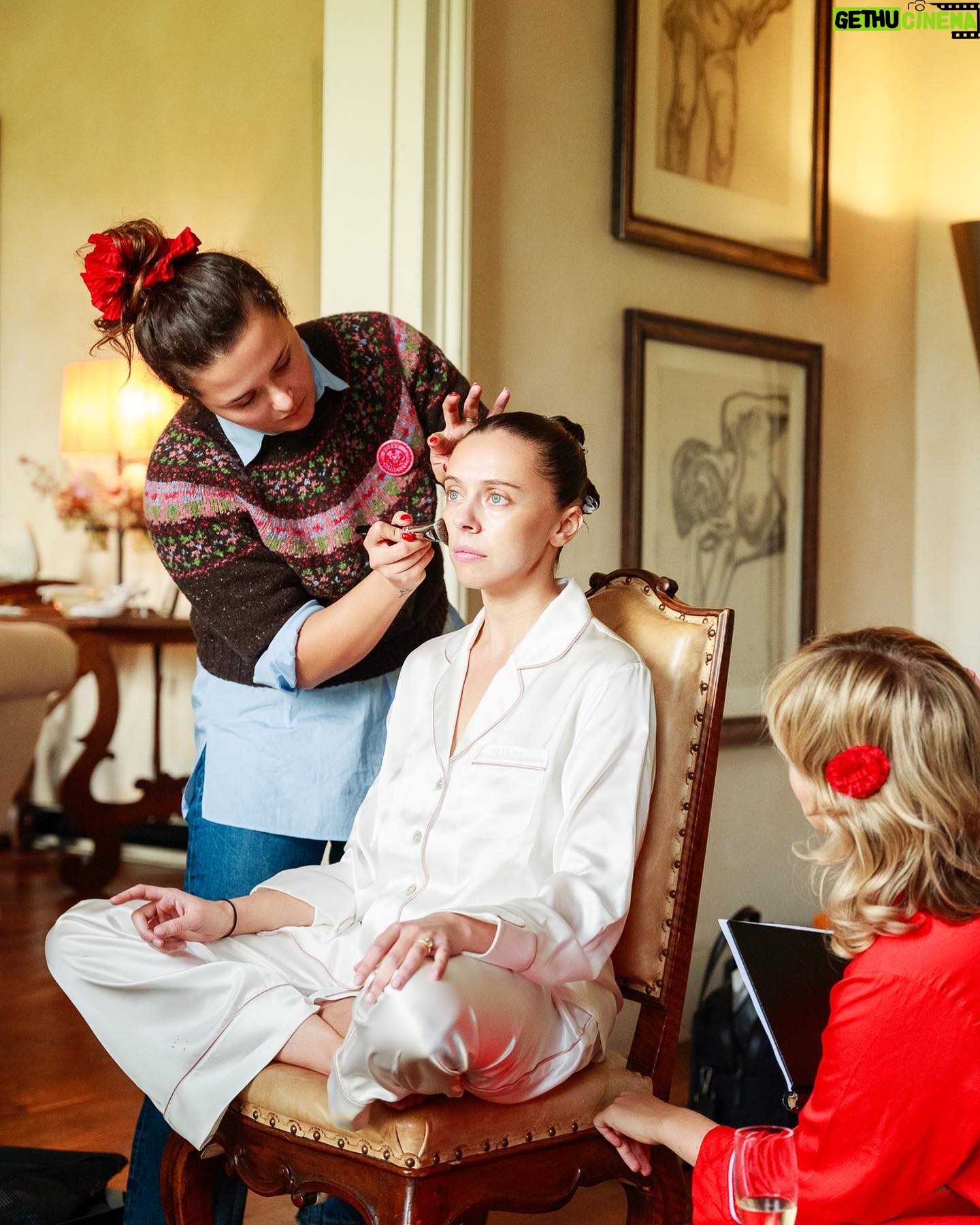 Bel Powley Instagram - ❣️ thank you @celiaburtonmakeup for being my bestie, my bridesmaid, the boss of glam for the whole wedding, and my makeup artist! You did an unreal job, I’m in awe of you and I love you! ❣️ @marcusrfrancis for flying all the way over to London and doing my hair so beautifully, and my mum’s (who was THRILLED) and @lolaboothby ❣️ Thank you @charlottetilbury for providing gorgeous makeup for us and MUA for my pink ladies 🩷🩷 Thank you @111skin @thelightsalon @lioncommunications @180healthclub @blinkbrowbar @guendalinatheskinsculpter for the wedding prep wow I felt the glow! ❣️ Every single photo I have put up and in @voguemagazine is by the legend that is @jamesdkelly THANK YOU JAMES!!!!!!!