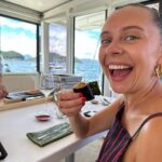 Bel Powley Instagram - 🇯🇵 Setouchi islands pt.2 🇯🇵 first slide is taken on Toyoshima; an uninhabited island housing Gerhard Richter’s final glasswork - the piece was created in 2016 and is ironically “dedicated to futility” 😏