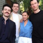 Bel Powley Instagram – LA for a hot sec for Masters Of The Air press with the lads ✈️ s/o my EXHILARATING co star @anthonyboyle 🤘🏼

Thank you @miumiu @chercoulter for the lewk!! And @kirinstagram @richardmarin 🥰

@appletv #mastersoftheair 💙