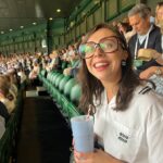 Bel Powley Instagram – Thank you @bazaaruk @jaguar for a gorgeous day at Wimbledon 💚🎾 thank you @chercoulter @miumiu for my tennis lewk and @dayaruci @emilyenglemanmakeup 🎾💚💚💚💚💚💚💚💚💚💚💚💚💚 so fun!!!