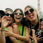 Bel Powley Instagram – Fav pic from the best weekend of my life @glastofest I love you so much @lolaboothby @kittywordsworth @queenieingrams @maddyjself 📸 by our @alicefelgate 💙💙💙💙💙💙