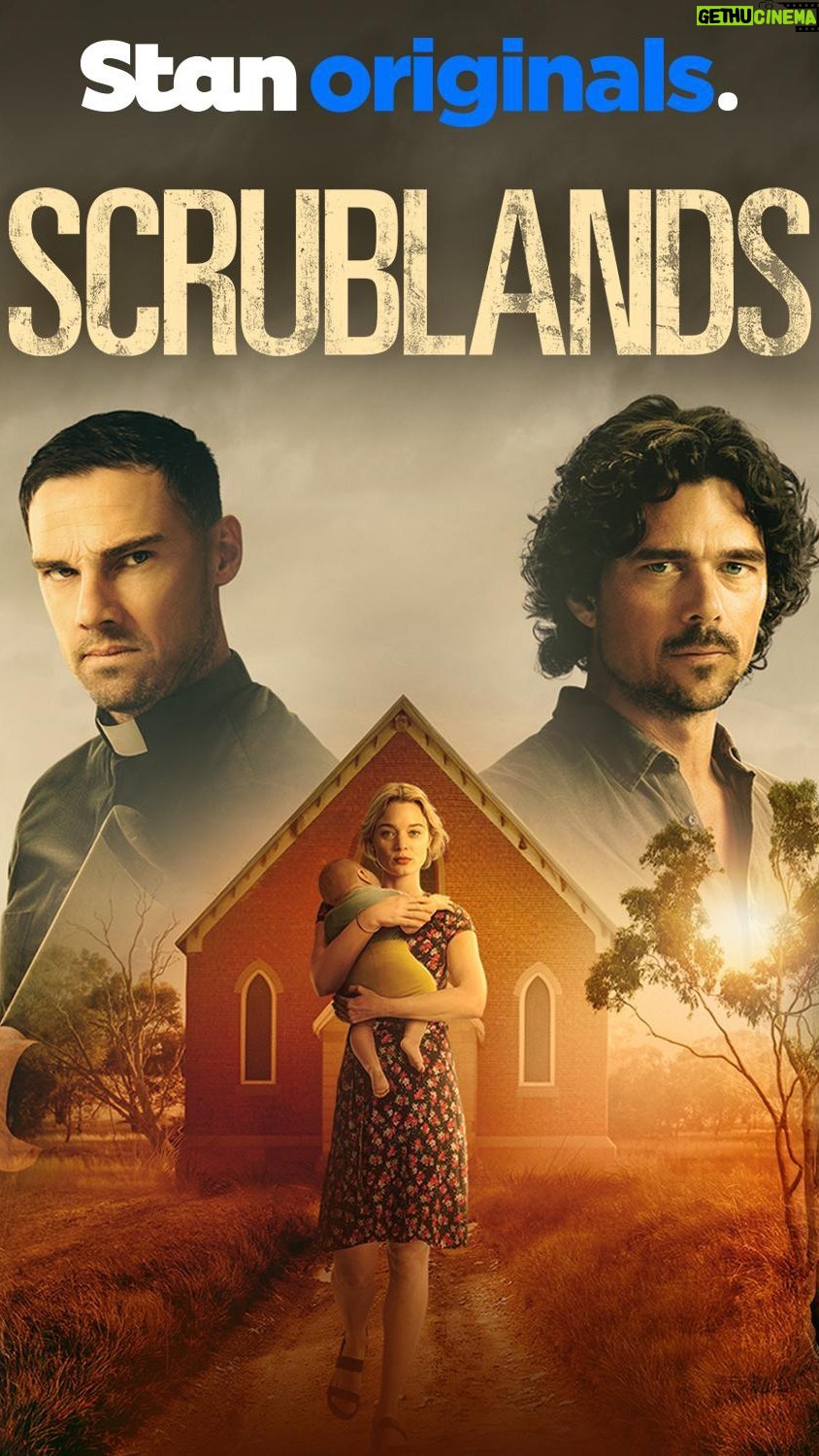 Bella Heathcote Instagram - An unmissable new crime drama based on the best-selling novel: Scrublands airs next Thursday November 16 @stanaustralia