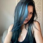 Bella Shepard Instagram – decided i didn’t want to go my whole life never having blue hair…so now i have blue hair !