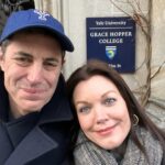 Bellamy Young Instagram - What a DAY! Got to join my dear friend @jsinger10 in #NewHaven to celebrate his journey as a #screenwriter & his most recent film #Maestro. First time I've gotten to go back to #Yale since I graduated! Think I was afraid they'd realize their mistake & repossess my diploma. But they didn't!!🎉 And we had the BEST DAY! Thank you, @crystalnfeimster , #DanielBotsman, @nydiadc , Olivia , @yalefilm , @piersoncollegeyale , & Stanley the cat for welcoming me along for the ride & for fêting Josh so superbly. 🤓 And Josh, thank you for sharing your day with me. It really meant the world. 🥰 Josh & I actually didn't meet until we'd both graduated & were living in #LA, so it was fun to show each other the spots that meant the most to each of us during our college years. To that end, see above my freshman dorm (looking good, #BinghamHall 🤩), #OldCampus (where too much went down to chronicle), the #DiningHall in @hoppercollege (then #calhoun) where I went #vegan in 1988😄, & a loving shot of #HarknessTower. 🥰 Yesterday made me so grateful that I got to go to college at all, much less there. I learned a ton- less about physics than I hoped😄🤦🏻‍♀️, but so much about literature, & theater, & most of all myself. But above all, I'm grateful to my mom: she let me go so far away, even after having just been widowed, & (along with the generous #FinancialAid Yale granted me & the #scholarships I'd gotten,) she paid on those college fees til they were gone, which meant I left school debt-free. I am on my knees grateful for what she sacrificed so I could have the education of my dreams. Thank you, mom. Hope everyone is having as beautiful a weekend as possible. I'm sending each of you so much love! ❤️💗❤️💗❤️💗